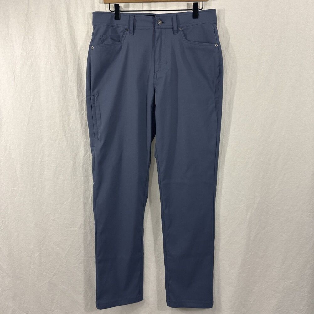 Gerry Relaxed Fit Stretch Venture Commuter Blue Pants Mens Sz 32X34 Performance